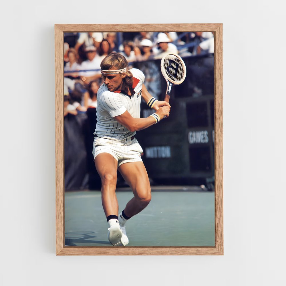 Poster Bjorn borg – affiche Tennis (vue 4)